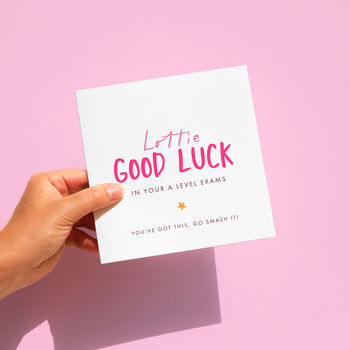 Good Luck In Your Exams Card, 4 of 8