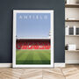 Liverpool Fc Anfield From The Centre Circle Poster, thumbnail 1 of 7