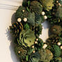 Hemlock Grove Indoor Christmas Wreath With Bow, thumbnail 9 of 10