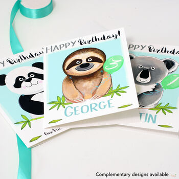 Personalised Panda Relation Birthday Card, 10 of 11