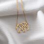 'Lucky Wisdom' Geometric Elephant Necklace, thumbnail 1 of 9