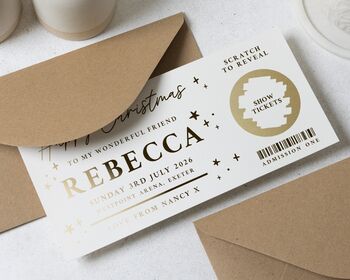 Christmas Gift Voucher Scratch Card, 5 of 9