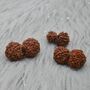 Nepali Gauri Shankar Rudraksha Beads, thumbnail 2 of 9