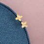 Sterling Silver Joy Flower Earrings In Gift Box, thumbnail 5 of 5