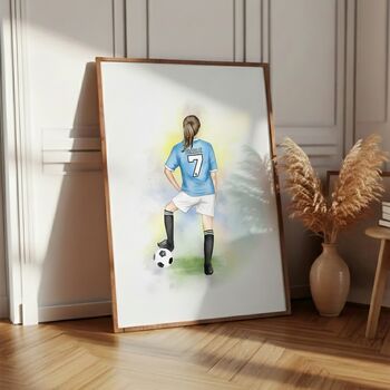 Female Football Custom Print, 2 of 10