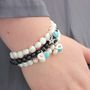Pearl Bracelet Personalised With Birthstone And Initial, thumbnail 2 of 10