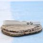 Sterling Silver Car Tie Slide Gift For Dad, thumbnail 3 of 8