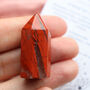 Red Jasper Tumbled Crystal Stone Grounding Confidence, thumbnail 1 of 9