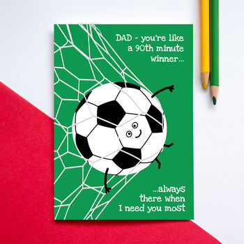 Cute Football Father's Day Card, 2 of 3