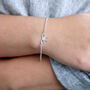 Gift Bow Sterling Silver Bracelet, thumbnail 2 of 5