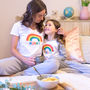 Personalised Rainbow Mummy And Me Pyjamas, thumbnail 2 of 8