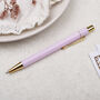 Light Pink And Gold Ballpoint Pen, thumbnail 1 of 4