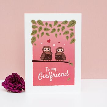 'To My Girlfriend' Valentines Day Card, 8 of 12