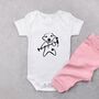 Personalised Day Dreamer Baby Grow, thumbnail 3 of 6