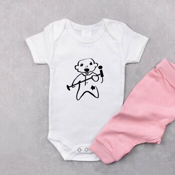 Personalised Day Dreamer Baby Grow, 3 of 6