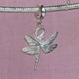Dragonfly Charm Sterling Silver, thumbnail 4 of 6