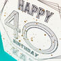Personalised Age Happy Birthday Card, thumbnail 2 of 2