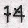 House Numbers With Bee In Black Finish, thumbnail 12 of 12