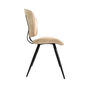 Austin Moleskin Oyster Cream Set Of Two Dining Chairs, thumbnail 2 of 6