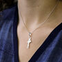 Sterling Silver Ballerina Necklace, thumbnail 1 of 5