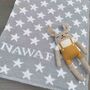 Personalised Knitted Star Baby Blanket, thumbnail 3 of 11