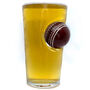 Personalised Cricket Ball Pint Glass, thumbnail 1 of 3