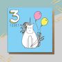 Unicorn Age Card: Ages One To 10, thumbnail 1 of 10