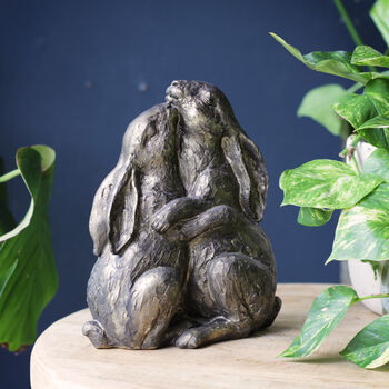Rabbits Hugging Ornament, 2 of 5