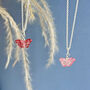 Five In One Childs Butterfly Necklace, thumbnail 2 of 5