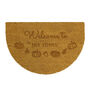 Personalised Pumpkin Half Moon Doormat, thumbnail 4 of 4