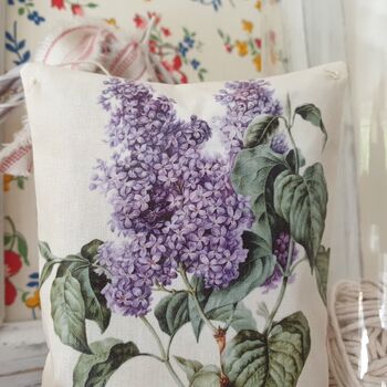 Flower Illustration Decorative Lavender Bag, 6 of 12