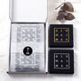 Erika. Sterling Silver Moon And Star Hoop Earrings, thumbnail 3 of 3