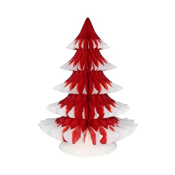 Christmas Snow Tip Tree Paper Decoration 25cm, 3 of 9
