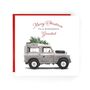 Wonderful Grandad Land Rover Christmas Card, thumbnail 1 of 4