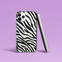 Zebra Print Phone Case For iPhone, thumbnail 1 of 9