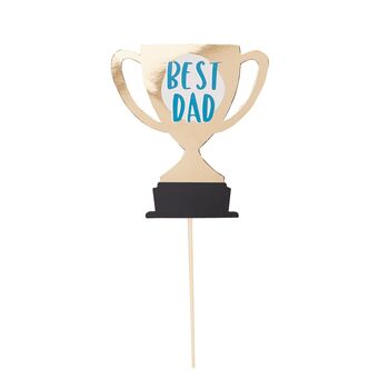 Father's Day Best Dad Cake Topper, 2 of 2