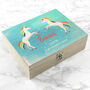 Personalised Rainbow Unicorn Accessories Box, thumbnail 3 of 4