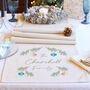 Christmas Baubles Personalised Table Runner, thumbnail 1 of 5