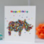 Dad Birthday Gold Heart Butterflies Card, Not 3D, thumbnail 7 of 12