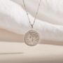 Inspire Recycled Silver Shorthand Coin Necklace, thumbnail 3 of 8