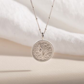 Inspire Recycled Silver Shorthand Coin Necklace, 3 of 8