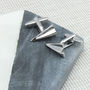 Personalised Paper Plane Cufflinks, thumbnail 3 of 9
