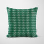 Green Gingerbread House Christmas Cushion, thumbnail 4 of 4