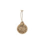 Oak Hanging Bauble 'Joy To The World' | Festive Decoration | Tree Hanger | Wall Hanger | Hanging Sign, thumbnail 2 of 2