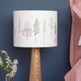 Green Trees And Cabin Drum Lampshade, thumbnail 1 of 8
