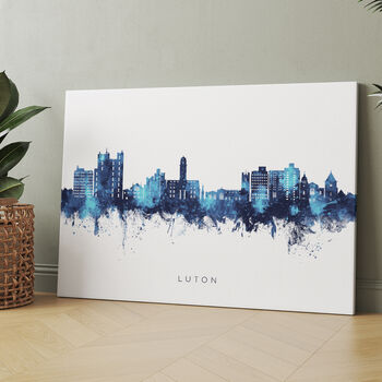 Luton Skyline Cityscape Art Print, 7 of 12