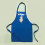 Children’s Personalised Zebra Crafts Apron, thumbnail 2 of 6