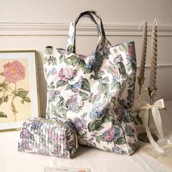 Hydrangea Shopper Tote Bag, 3 of 5