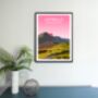 Catbells Lake District Peak Art Print, thumbnail 4 of 4