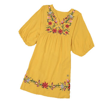 Embroidered Smock Dress, 10 of 12